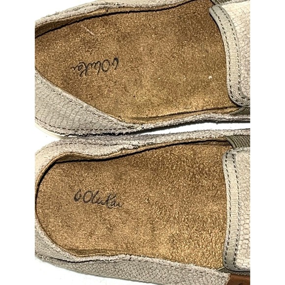 Olukai Pehuea Women's 7W Leather Loafer Slip On Clay Taupe Brown 20329-LH10 - Picture 8 of 9